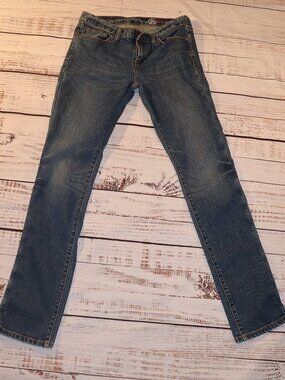 American Eagle 1969 Skinny Jeans Women’s Size 8 Long Medium Wash Stretch